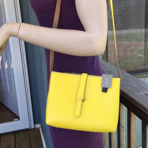 J. Crew Handbags - J. Crew Adjustable Leather Bag